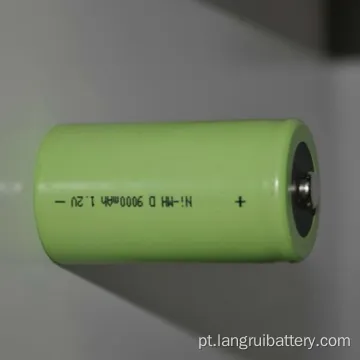 Ni-MH 1.2V 900mAh D Bateria de tamanho